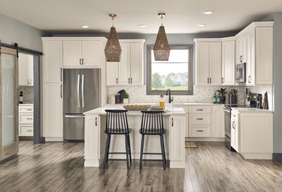Detailed Edge Shaker Kitchen - Opal